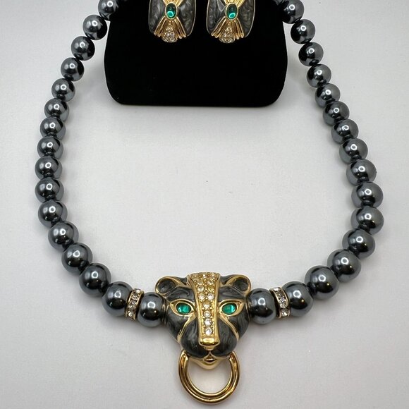 KJL for Avon Jewelry - KJL For Avon Duchess Collection Necklace & Earrings (Susan Caplan Rediscovered)